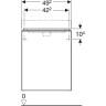 Тумба под раковину GEBERIT SMYLE SQUARE 500,364.JR.1